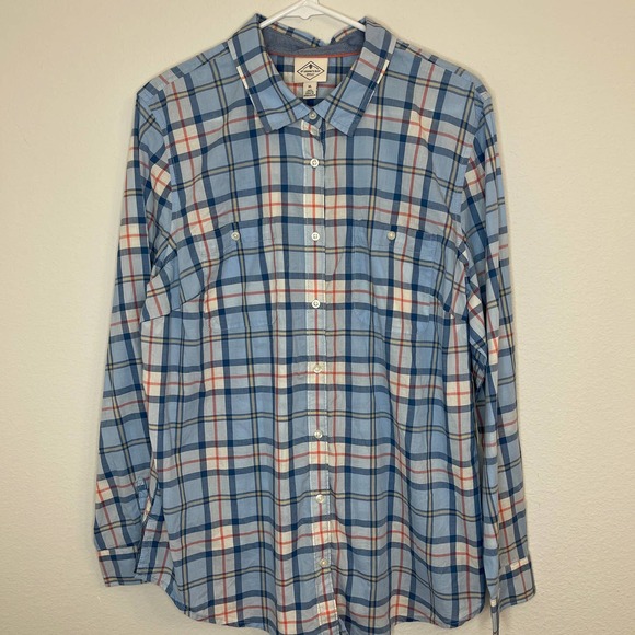 St John’s Bay Checked Shirt Men Sz XL NWT - Picture 1 of 6